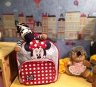 Hátizsák táska, két zsebbel, Disney Minnie egér, 30x25x12 cm