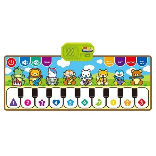 Zenélő zongora szőnyeg, elektromos, állatos