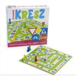 KRESZ oktató társasjáték  22x22x4 cm KRESZ oktató társasjáték  22x22x4 cm
