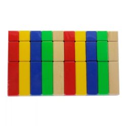 Fa építőkocka, 30 db-os 34x18 cm, ÖKODEKO Fa építőkocka, 30 db-os 34x18 cm, ÖKODEKO
