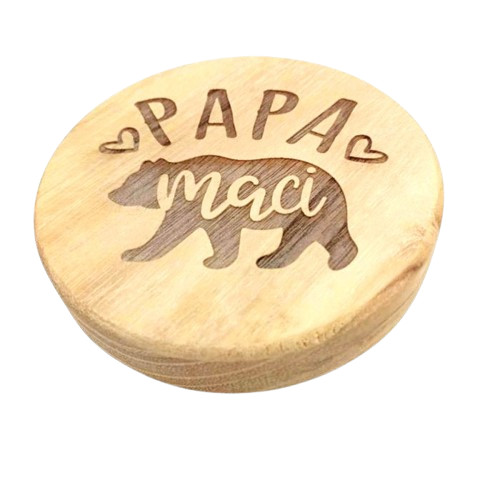 Mágneses sörnyitó egyedi felirattal, személyes ajándék, ÖKODEKO