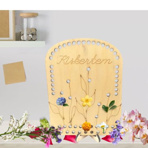 ÖKODEKO Kiskertem virágtartó, montessori elvű fejlesztő játék
