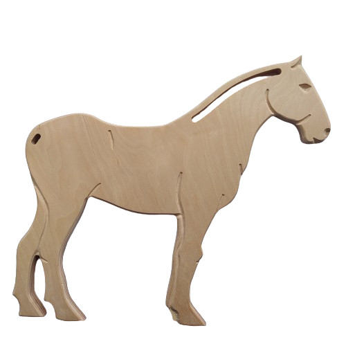 Musztáng DIY lovasfigura ÖKODEKO
