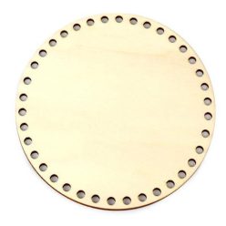 Horgolható fa táskaalap kör 22  cm Horgolható fa táskaalap kör 22  cm