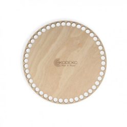 Horgolható fa táskaalap kör 25 cm Horgolható fa táskaalap kör 25 cm