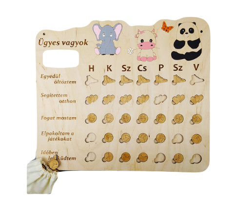 ÖKODEKO motivációs tábla gyerekeknek