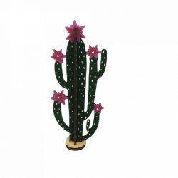 Dekor kaktusz nyíló virággal